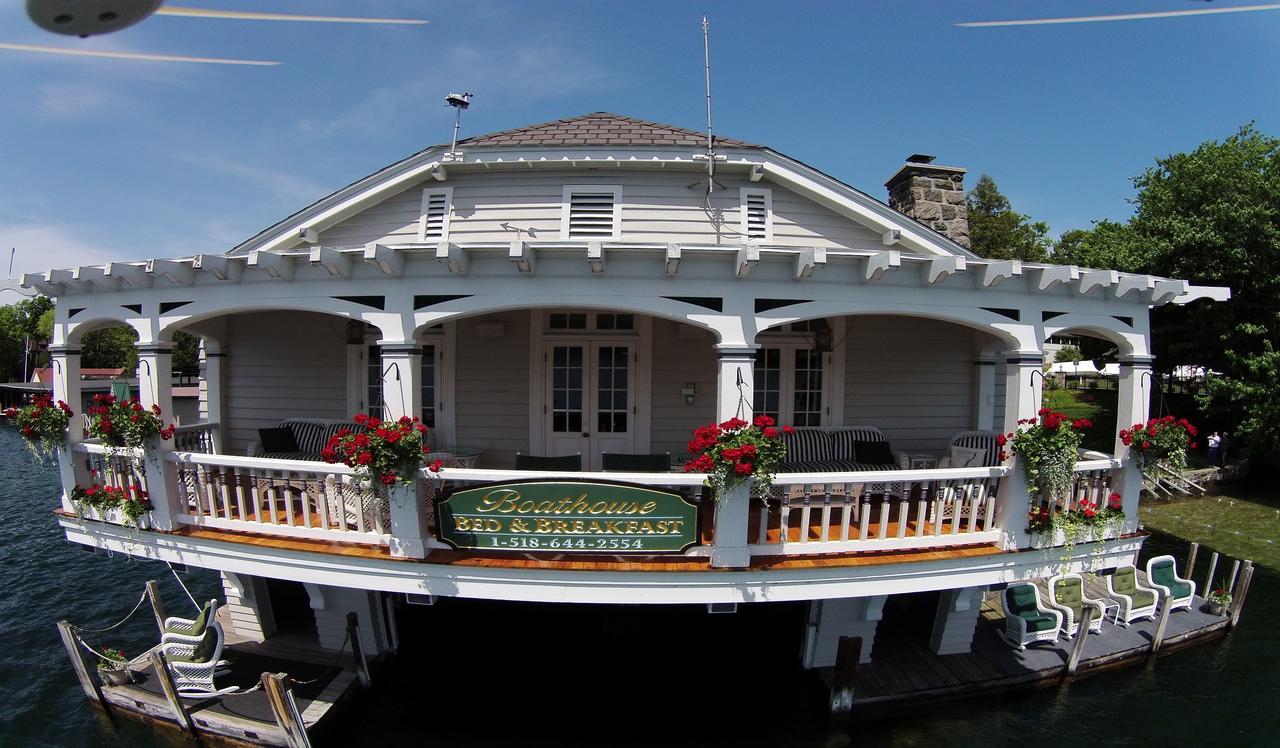 Lake George Boathouse Waterfront Lodging 볼튼 랜딩 외부 사진