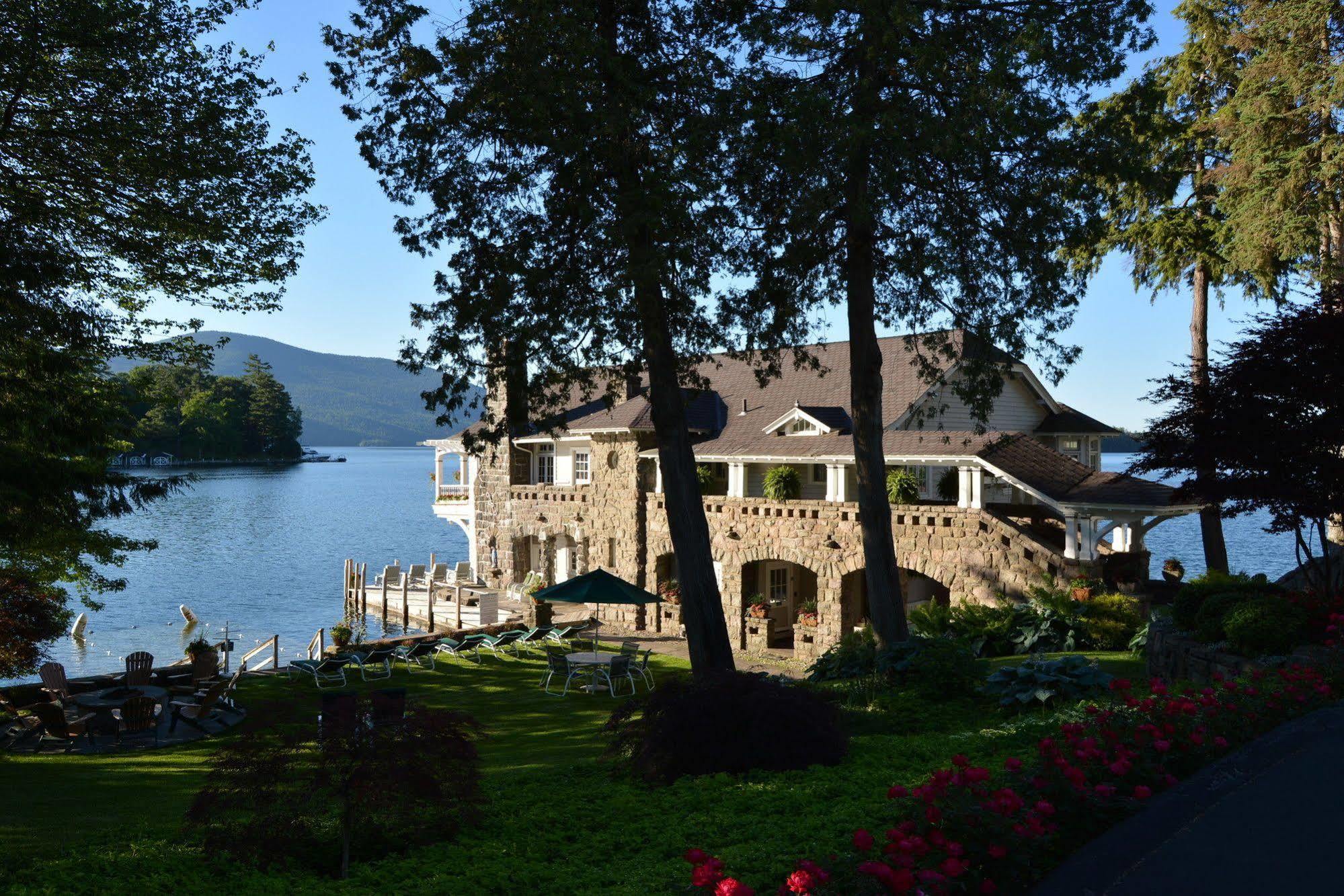 Lake George Boathouse Waterfront Lodging 볼튼 랜딩 외부 사진