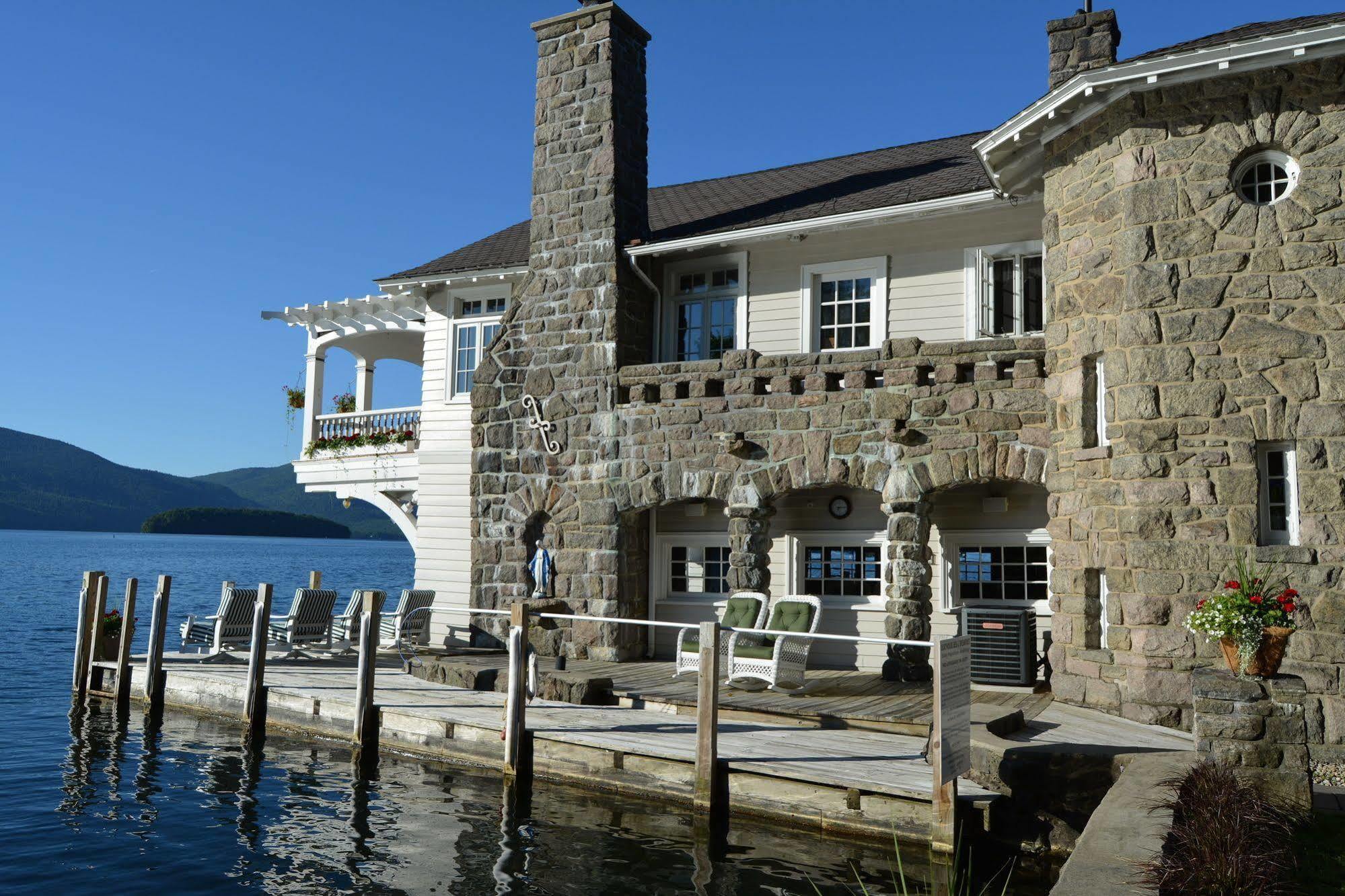 Lake George Boathouse Waterfront Lodging 볼튼 랜딩 외부 사진